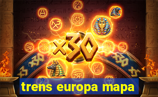 trens europa mapa